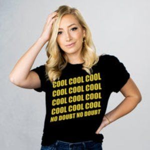 Femfetti Brooklyn Nine-Nine B 99 Cool Cool Cool No Doubt Black T Shirt